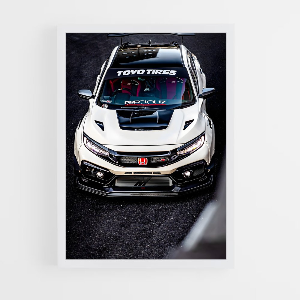 Poster Civic Style FK8 – affiche Honda (vue 3)